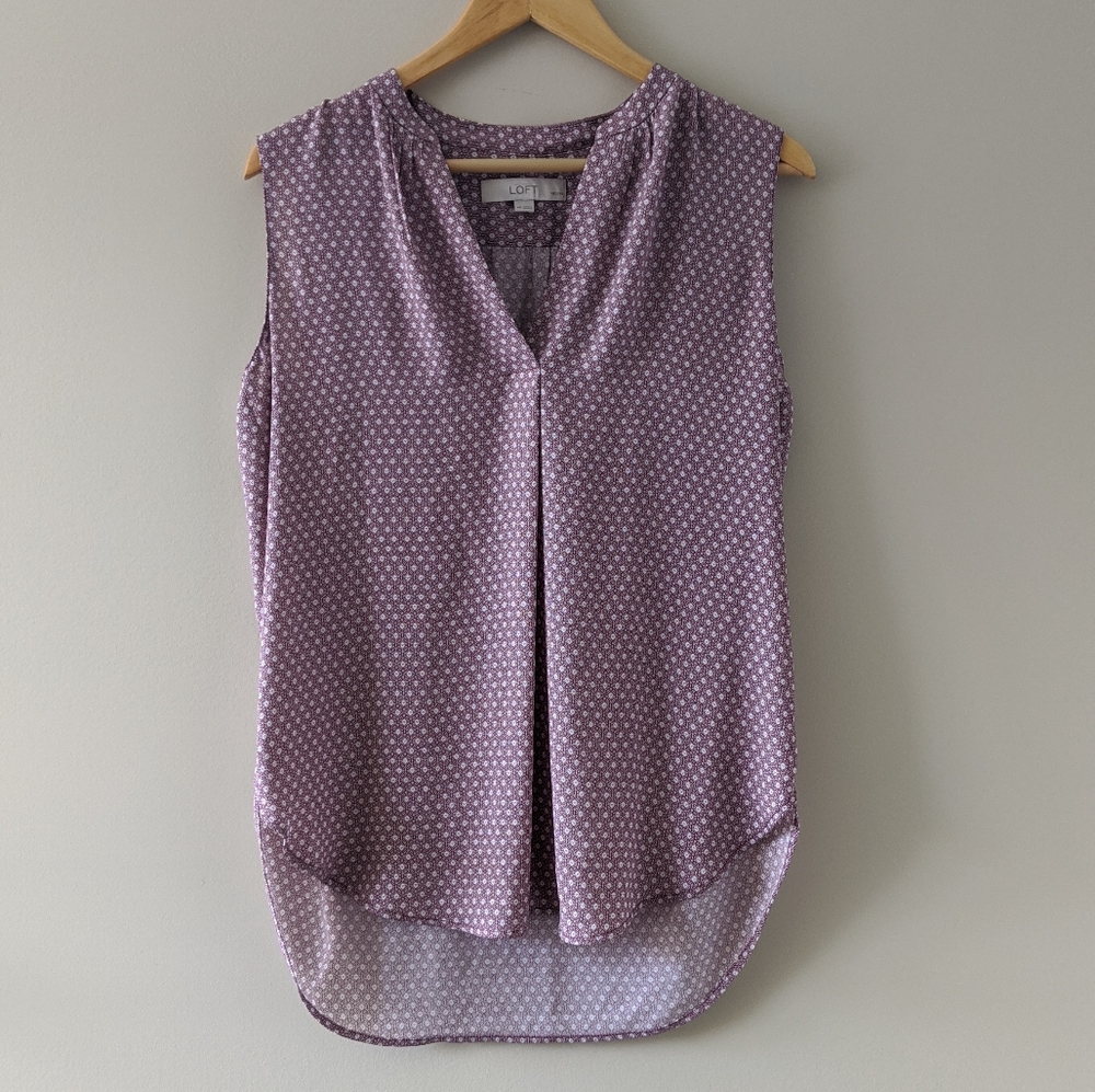 Loft Maroon Blouse